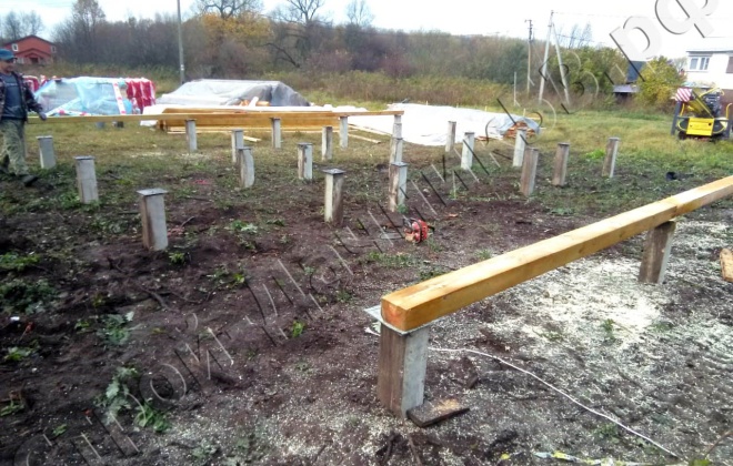 3 Брусовой дом ОД-11 9×9, 81 м², Московская область, Каширский район, Деревня Растовцы (1)